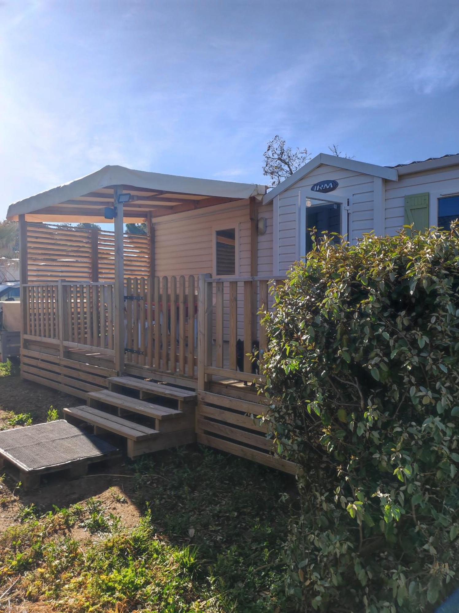 Mobil Home Lucky Climatise Camping Novela Port La Nouvelle Extérieur photo